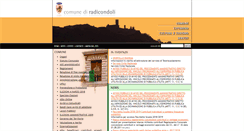 Desktop Screenshot of comune.radicondoli.si.it