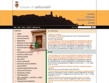 Tablet Screenshot of comune.radicondoli.si.it